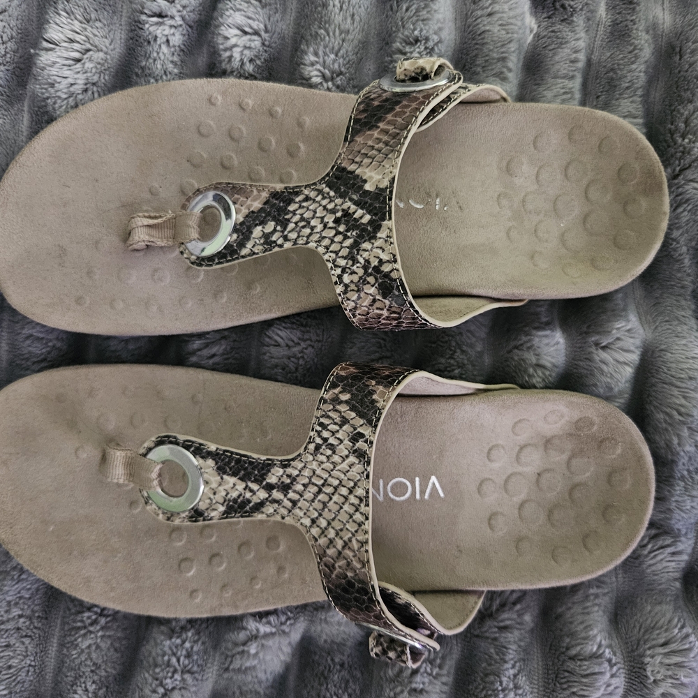 Vionic Snake Print Sandals